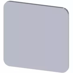 Siemens 3SU1900-0AF81-0AA0 Plaquette De Repérage Autocollant, Carré (L X L) 22 Mm X 22 Mm Sans Inscription Argent 10 Pc