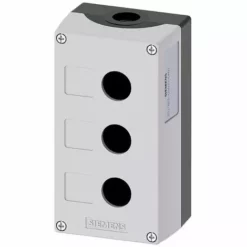 Siemens 3SU1803-0AA00-0AB1 Boîtier Vide 3 Emplacements (L X L X H) 154 X 85 X 64 Mm Sans Inscription Gris 1 Pc(s)