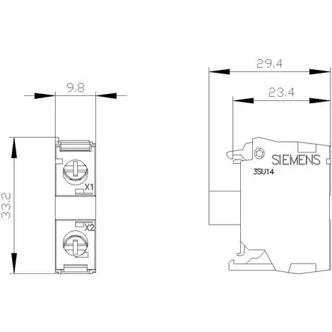 Siemens 3SU1401-1BF40-1AA0 Module LED Vert 230 V/AC 1 Pc(s) 4 Siemens 3SU1401-1BF40-1AA0 Module LED Vert 230 V/AC 1 Pc(s) – Image 4