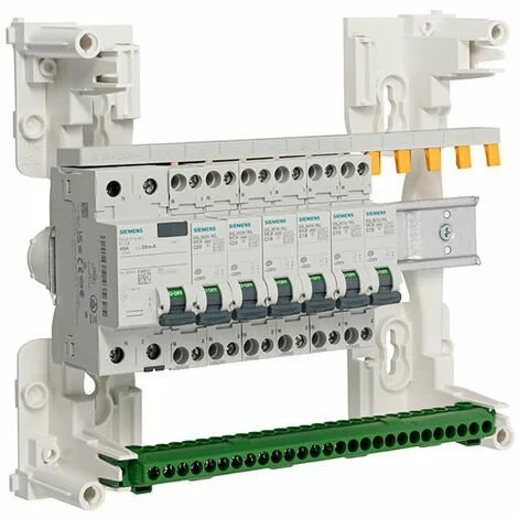 Tableau électrique Pré-équipé 1 Rangée 13 Modules 6 Disjoncteurs 1 Interrupteur Différentiel - SIEMENS - SIEMENS 2 Tableau électrique Pré-équipé 1 Rangée 13 Modules 6 Disjoncteurs 1 Interrupteur Différentiel - SIEMENS - SIEMENS – Image 2
