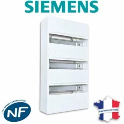 Tableau électrique Nu à équiper 3 Rangées - SIEMENS - SIEMENS