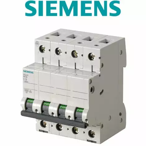 Disjoncteur Tetrapolaire 20A Courbe C - SIEMENS - SIEMENS 1 Disjoncteur Tetrapolaire 20A Courbe C - SIEMENS - SIEMENS