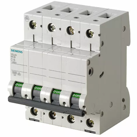 Disjoncteur Tetrapolaire 20A Courbe C - SIEMENS - SIEMENS 2 Disjoncteur Tetrapolaire 20A Courbe C - SIEMENS - SIEMENS – Image 2
