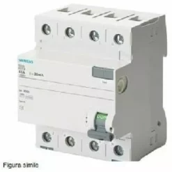 SIEMENS Differential Interruptioner 4 PÔles 63a 500ma Ac Type 5sv4746-0