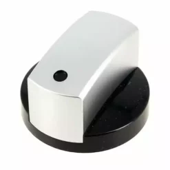 Bouton Noir Et Gris 12h Pour Table Vitroceramique Siemens