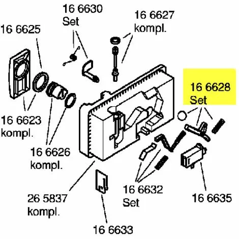 JEU DE REPARATION 25.0679.00 POUR LAVE VAISSELLE SIEMENS - 00166628 1 JEU DE REPARATION 25.0679.00 POUR LAVE VAISSELLE SIEMENS - 00166628