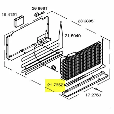 RESISTANCE DE DEGIVRAGE BAC 60 W 230 V POUR REFRIGERATEUR SIEMENS - 00217352 3 RESISTANCE DE DEGIVRAGE BAC 60 W 230 V POUR REFRIGERATEUR SIEMENS - 00217352 – Image 3