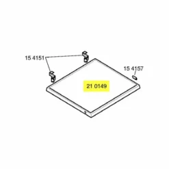 DESSUS TOP POUR SECHE LINGE SIEMENS - 00472787