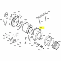 DEMI CUVE AVANT REP 0313 POUR LAVE LINGE SIEMENS - 00475045