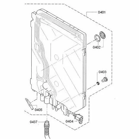 ECHANGEUR THERMIQUE POUR LAVE VAISSELLE SIEMENS - 00770952 2 ECHANGEUR THERMIQUE POUR LAVE VAISSELLE SIEMENS - 00770952 – Image 2