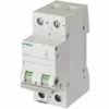 Siemens 40A 2-pôles 2-modules Interrupteur OFF 5TL12400