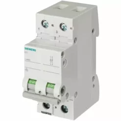 Siemens 40A 2-pôles 2-modules Interrupteur OFF 5TL12400