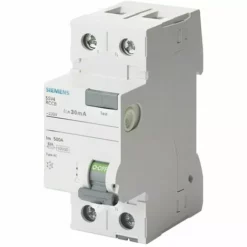 Siemens Interrupteur Différentiel Pur 2 Pôles 25A 300mA AC Type 2 Modules 5SV46120