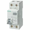 Siemens 1P+N 6A 30mA AC Disjoncteur Différentiel 6kA 2 Modules 5SU13561KK06