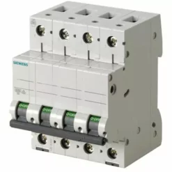 Interrupteur Magnétothermique Siemens 4P 25A 6 Ka Type C 4 Modules