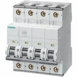 Interrupteur Magnétothermique Siemens 4P 63A 25kA Type C 4 Modules