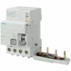 Siemens 4P 63A 1000mA AC/S Blocage Différentiel 3 Modules Pour 5SY 5SM28452