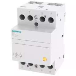 Siemens 63A Contacteur 4NO 230VAC/DC 3 Modules 5TT50500