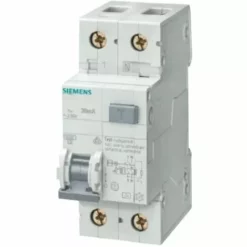 Siemens 1P+N 10A 30mA Disjoncteur Différentiel Type A 4,5kA 2 Modules 5SU13537KK10