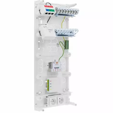 Coffret De Communication Grade 3 TV 8RJ45 - SIEMENS - SIEMENS 2 Coffret De Communication Grade 3 TV 8RJ45 - SIEMENS - SIEMENS – Image 2