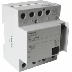 Interrupteur Différentiel 4 Pôles 30 MA 40 A Type AC - SIEMENS - SIEMENS