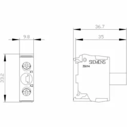 Siemens 3SU1401-2BB60-1AA0 Module LED Blanc 24 V DC/AC 1 Pc(s) -SIEMENS Soldes 17320793 4