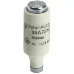 Siemens 5SD602 Cartouche-fusible Taille Du Fusible = DIII 4 A 750 V/AC 5 Pc(s) - Marron