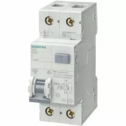Différentiel Thermomagnétique Siemens 32A 1P+N 300MA AC 6KA 2 Mod 5SU16561KK32