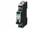 SIEMENS Mtd Switch 16a 1 Module 1+n 6ka 30ma Ac 5sv13161kk16