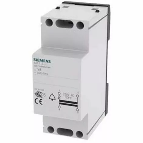 Siemens 4AC32140 Transformateur De Sonnette 8 V, 12 V, 24 V 1 Siemens 4AC32140 Transformateur De Sonnette 8 V, 12 V, 24 V