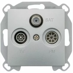 Prise TV FM SAT Silver Siemens DELTA VIVA - SIEMENS - SIEMENS