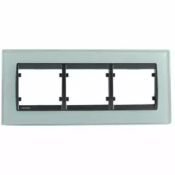 Plaque Triple Horizontale En Verre Bleu Delta IRIS - SIEMENS - SIEMENS