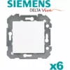 Lot De 6 Va & Vient BLANC Siemens DELTA VIVA - SIEMENS - SIEMENS