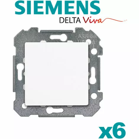 Lot De 6 Va & Vient BLANC Siemens DELTA VIVA - SIEMENS - SIEMENS 1 Lot De 6 Va & Vient BLANC Siemens DELTA VIVA - SIEMENS - SIEMENS