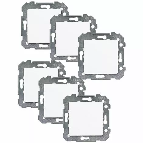 Lot De 6 Va & Vient BLANC Siemens DELTA VIVA - SIEMENS - SIEMENS 2 Lot De 6 Va & Vient BLANC Siemens DELTA VIVA - SIEMENS - SIEMENS – Image 2