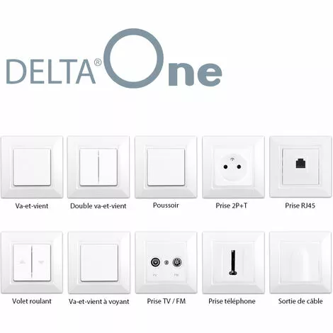 Lot De 6 Va & Vient BLANC Siemens DELTA ONE - SIEMENS - SIEMENS 3 Lot De 6 Va & Vient BLANC Siemens DELTA ONE - SIEMENS - SIEMENS – Image 3