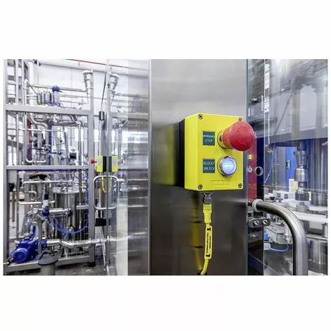 Siemens 3SU1801-0NB00-2AC2 Bouton Champignon En Boîtier, Avec Collerette De Protection Jaune Décrochage Par Rotation 1 3 Siemens 3SU1801-0NB00-2AC2 Bouton Champignon En Boîtier, Avec Collerette De Protection Jaune Décrochage Par Rotation 1 – Image 3