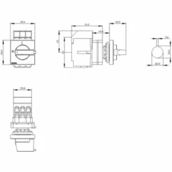 Sectionneur à Coupure En Charge Rouge, Jaune 3 Pôles 16 Mm² 16 A 690 V/AC Siemens 3LD30500TK13 -SIEMENS Soldes 26898368 3