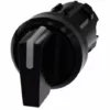 Commutateur à Manette Siemens 3SU1002-2BL10-0AA0 Levier Noir 2 X 45 ° 1 Pc(s)