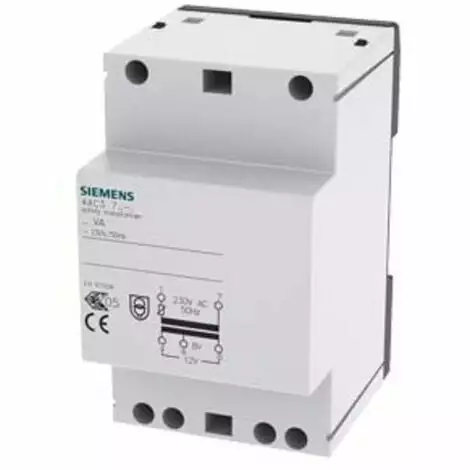 Siemens 4AC37240 Transformateur De Sécurité 8 V, 12 V 1 Siemens 4AC37240 Transformateur De Sécurité 8 V, 12 V