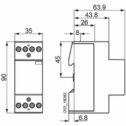 Siemens Siemens Indus.Sector Contacteur Dinstallation 4 NO (T) 24 A 1 Pc(s) -SIEMENS Soldes 27173016 3