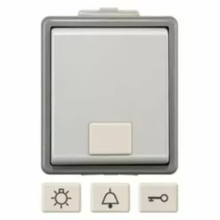 Siemens Bouton-poussoir Delta Gris 5TD4701