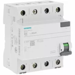 Interrupteur Différentiel Tétrapolaire 30mA 63A Type AC - SIEMENS - SIEMENS