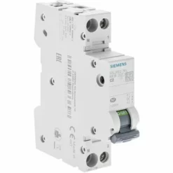 Disjoncteur 2A Ph+N Courbe C 4.5kA 230V - SIEMENS - SIEMENS