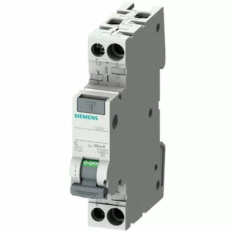 Magnétothermique Différentiel Siemens 16A 4,5KA 1P+N Type A 30ma 5SV13137KK16 1 Magnétothermique Différentiel Siemens 16A 4,5KA 1P+N Type A 30ma 5SV13137KK16