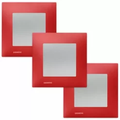 LOT 3 Va Et Vient Silver Delta Viva + Plaque Rouge - SIEMENS - SIEMENS