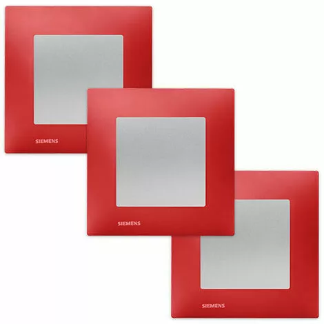 LOT 3 Va Et Vient Silver Delta Viva + Plaque Rouge - SIEMENS - SIEMENS 1 LOT 3 Va Et Vient Silver Delta Viva + Plaque Rouge - SIEMENS - SIEMENS