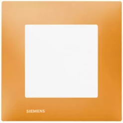 Va Et Vient Blanc Delta Viva + Plaque Orange - SIEMENS - SIEMENS