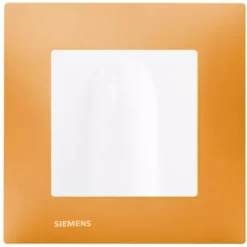 Sortie De Cable Blanc Delta Viva + Plaque Orange - SIEMENS - SIEMENS