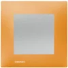 Va Et Vient Silver Delta Viva + Plaque Orange - SIEMENS - SIEMENS